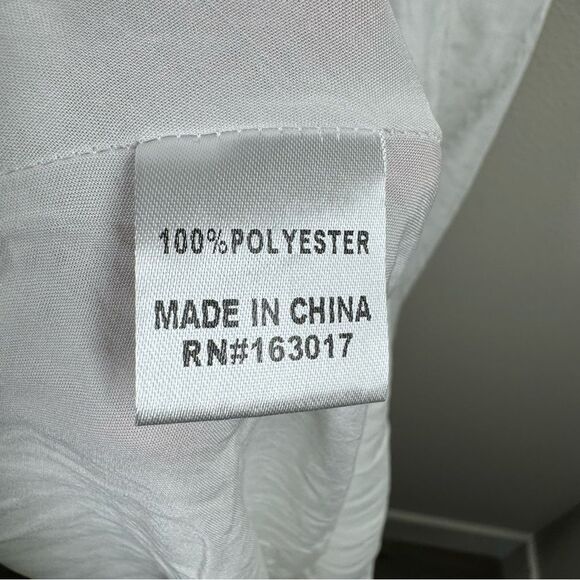 Princess Polly White Emily Spaghetti Strap Lace Trim Maxi Slip Dress Fitted 10 - Picture 9 of 11